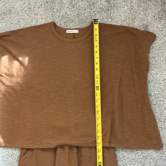 New Zenana Outfitters Camel Wide Leg + Top Set - Picture 5 of 10